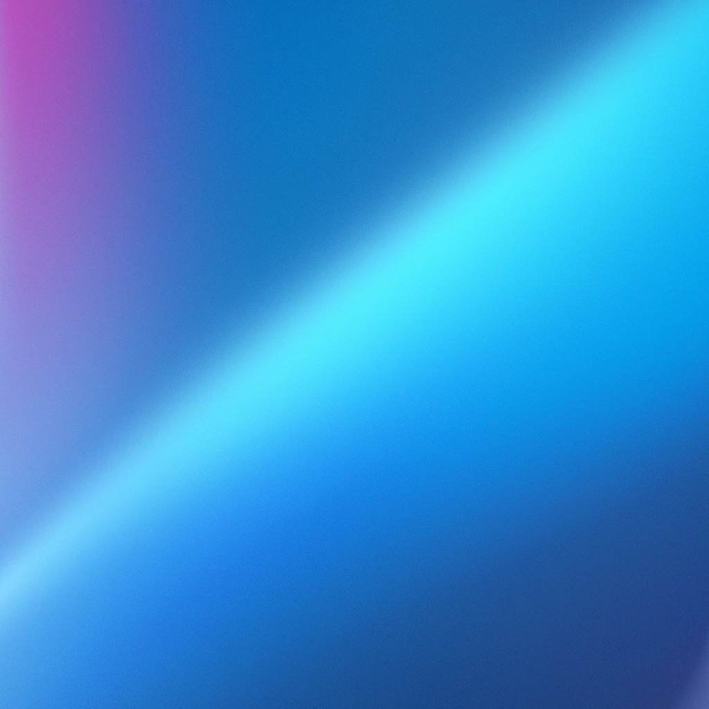 Abstract luminous gradient ribbons in blue and purple forming a clean minimalist background
